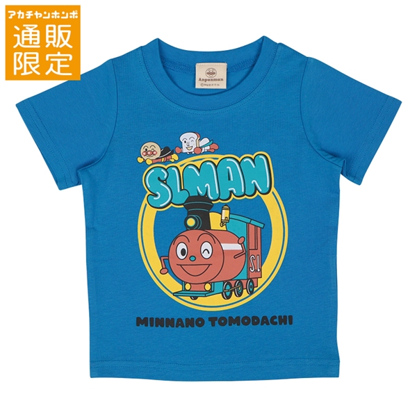 【SALE】【通販限定】[ベビー]半袖Ｔシャツ　アンパンマン　ＳＬ　ブルー ブルー 80cm