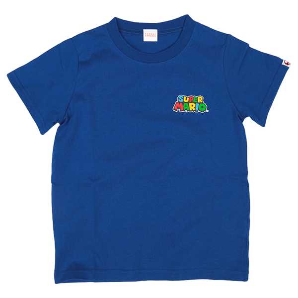 【SALE】[キッズ]半袖Ｔシャツ　スーパーマリオ　ブルー ブルー 100cm