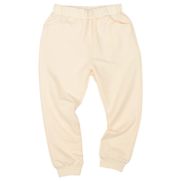 【SALE】[キッズ]いつものパンツ１０分丈　裏毛　ゆったりフィット　アイボリー アイボリー 100cm