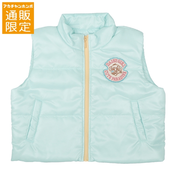 【SALE】【通販限定】[ジュニア]中綿ベスト　ＤＡＩＳＹ　ＬＯＶＥＲＳ(デイジーラバーズ）　サックス サックス 130cm