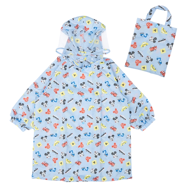 レインコート　ミッキー ブルー ブルー 90~100cm
