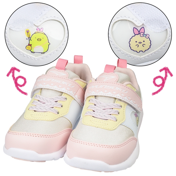 [15.0～18.0cm]瞬足足育Ｃ－２５９ すみっコぐらし ピンク ピンク 15.0cm