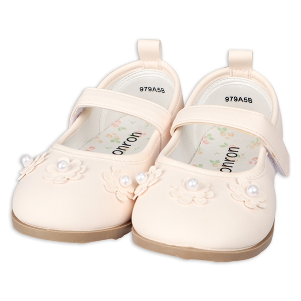 【SALE】[13.0～17.0cm]飾り合皮シューズ アイボリー アイボリー 17.0cm