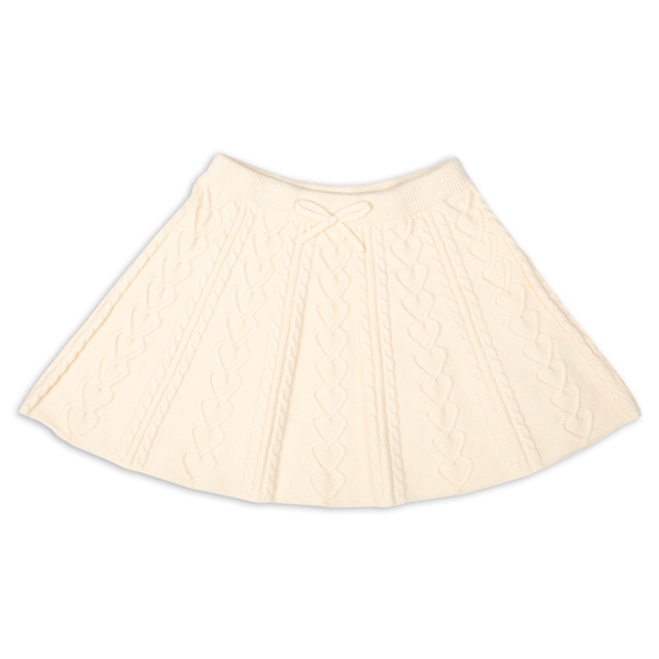 【再値下】【SALE】[キッズ]ニットスカート オフホワイト オフホワイト 100cm