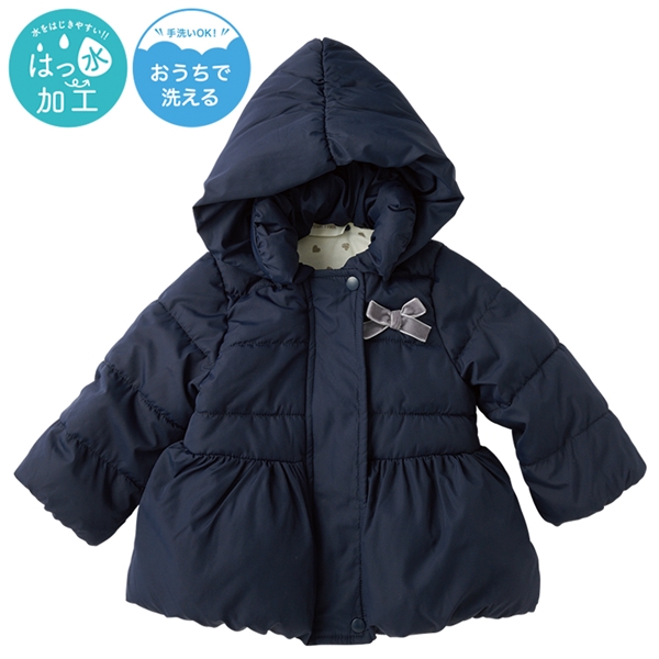 【SALE】[ベビー]中綿ジャケット　バルーン　ネイビー ネイビー 80cm
