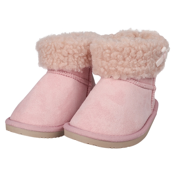 【再値下】【SALE】[14.0～17.0cm]ラメボアブーツ ピンク ピンク 14.0cm