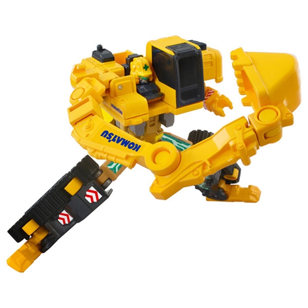 【SALE】トミカ ジョブレイバー TJB06 ビルドブレイバー コマツ 油圧ショベル PC200