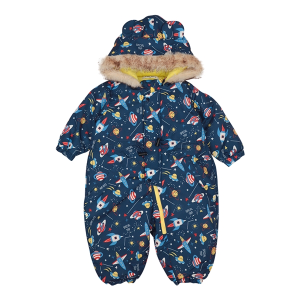 【SALE】[ベビー]２５ＪＪオックス宇宙柄ダルマコンビ　ネイビー ネイビー 80cm