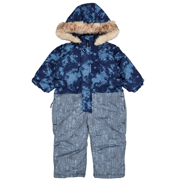 【SALE】[ベビー]２５ＪＪオックスタイダイ柄スノーコンビ　ネイビー ネイビー 80cm