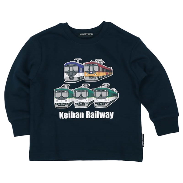 【再値下】【SALE】[キッズ]２５ＨＨ裏毛京阪集合トレ－ナ－ ネイビー ネイビー 100cm