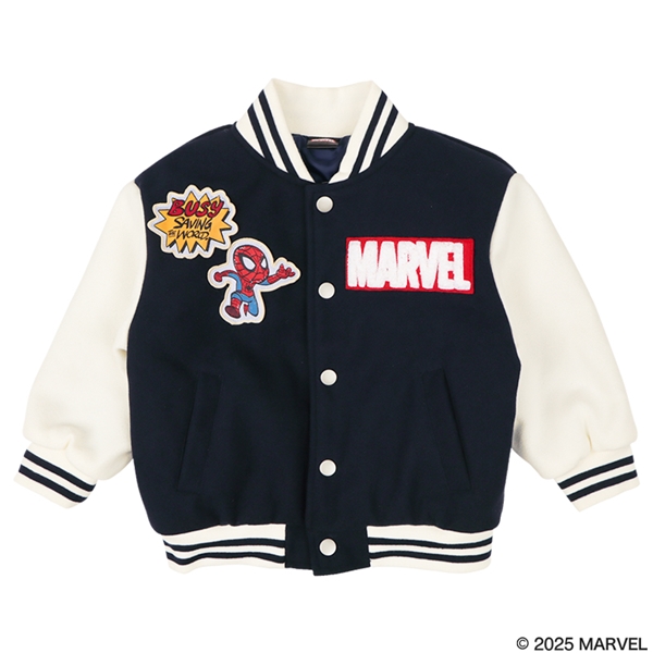 【再値下】【SALE】[キッズ]スタジャン　マーベル　ネイビー ネイビー 100cm