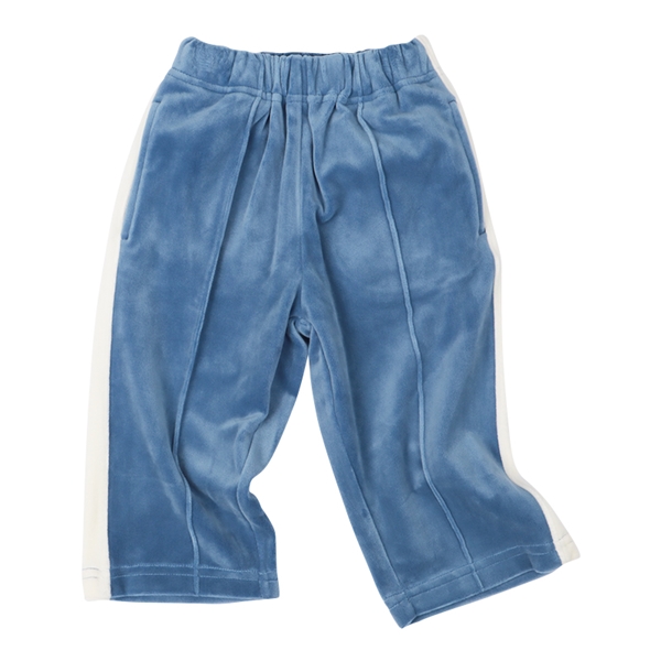 【SALE】[ベビー]ベロアパンツ　PCHY ブルー ブルー 80cm