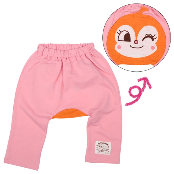 【SALE】モンキーパンツ　アンパンマン ピンク ピンク 80cm