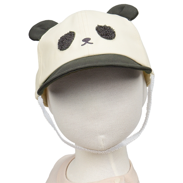 【SALE】[48~54cm]キャップ　アニマル　オフホワイト オフホワイト 48~50cm