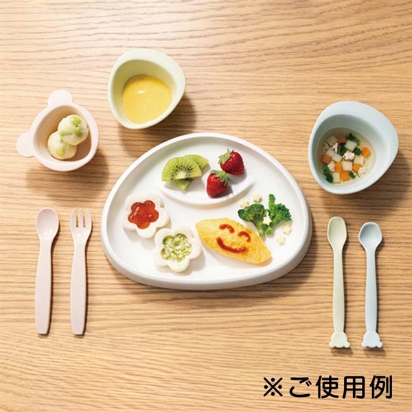 パクッ！を楽しく さんかく 食器セット ブルーム