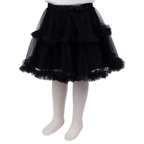 【再値下】【SALE】[キッズ]チュールスカート　ブラック ブラック 100cm