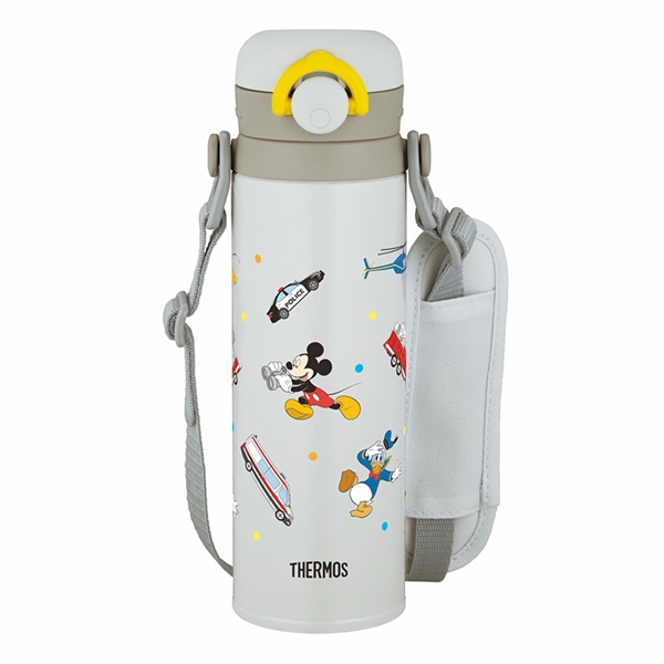 [500ml]真空断熱 キッズ ケータイマグ ディズニー JPF-500DS LGY グレー 500ml