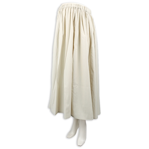 【SALE】ギャザースカート アイボリー アイボリー M