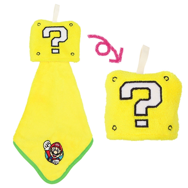 マイクロループタオル　マリオうきうきブロック
