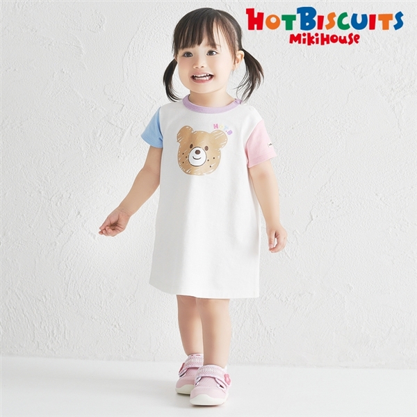 [ベビー] ワンピース マルチカラー[ミキハウス　ホットビスケッツ] マルチカラー 80cm