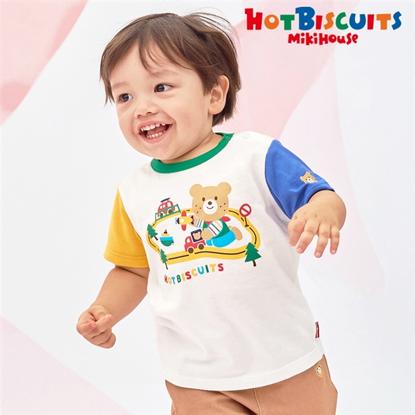[キッズ] Ｔシャツ マルチカラー[ミキハウス　ホットビスケッツ] マルチカラー 100cm