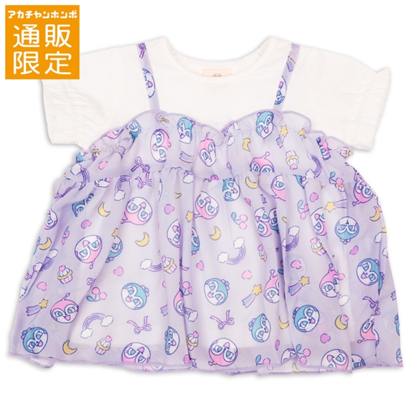 【通販限定】[ベビー]キャミフェイクＴシャツ　アンパンマン　パープル パープル 80cm