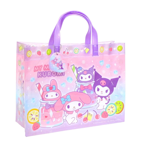 プールバッグ マチアリ(角形)  マイメロディ＆クロミ