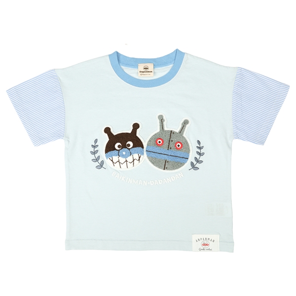 【SALE】[ベビー]半袖Ｔシャツ　サガラ　アンパンマン　サックス サックス 80cm