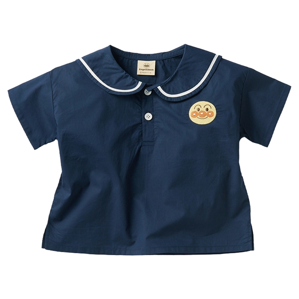 [ベビー]セーラーＴシャツ　アンパンマン　ネイビー ネイビー 80cm