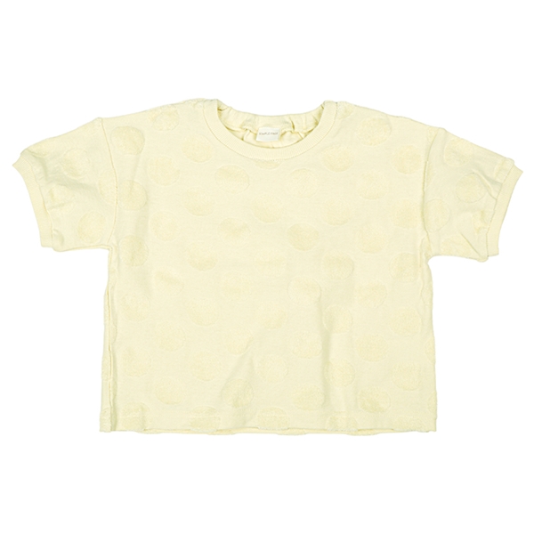 【SALE】[ベビー]半袖Ｔシャツ　パイルジャガード　クリーム クリーム 80cm