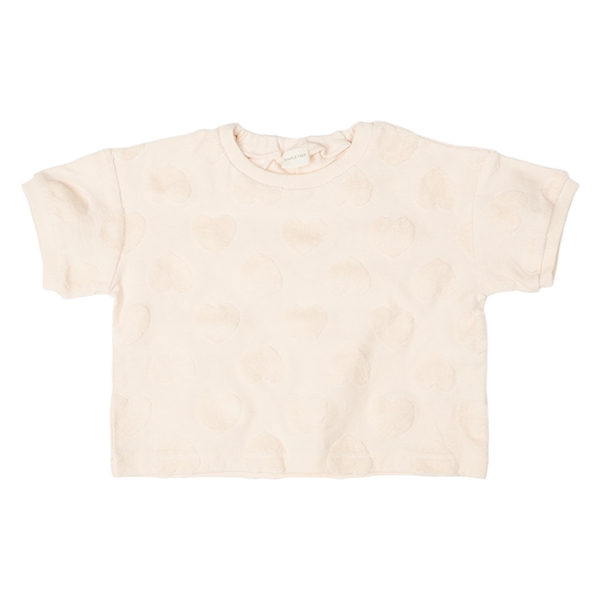 【SALE】[ベビー]半袖Ｔシャツ　パイルジャガード　ピンク ピンク 80cm