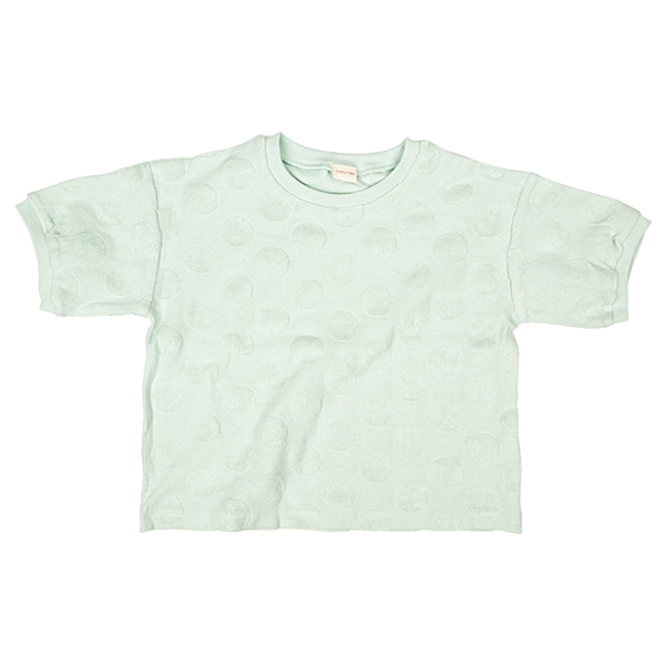 【SALE】[キッズ]半袖Ｔシャツ　パイルジャガード　ペパーミント ペパーミント 100cm