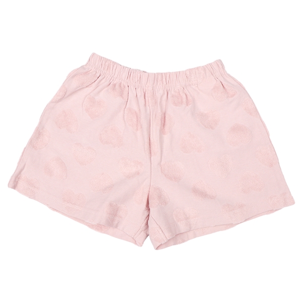 【SALE】[キッズ]ショートパンツ　パイルジャガード　ピーチ ピーチ 100cm