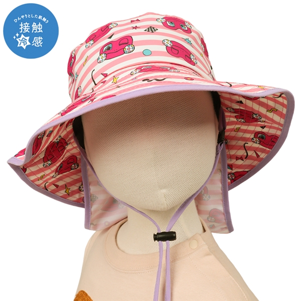 【SALE】[48~52cm]サファリハット　けけちゃま　ピンク ピンク 48cm