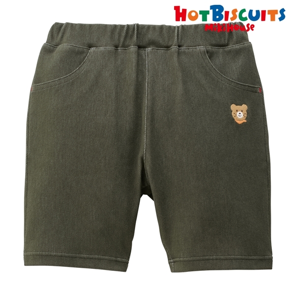 [キッズ] ハーフパンツ カーキ[ミキハウス　ホットビスケッツ] カーキ 100cm