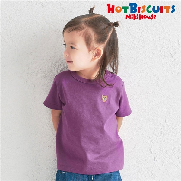 [ベビー] Ｔシャツ パープル[ミキハウス　ホットビスケッツ] パープル 70cm