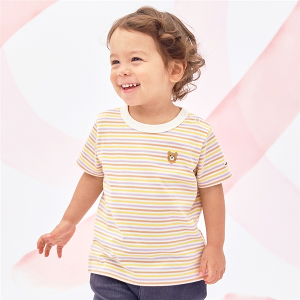 [キッズ] Ｔシャツ ラベンダー[ミキハウス　ホットビスケッツ] ラベンダー 100cm