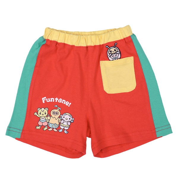 【SALE】[ベビー]切替ハーフパンツ　ファンターネ！ レッド 80cm