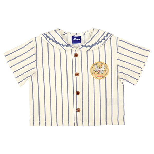 【SALE】[ベビー]半袖セーラーシャツ　ダンボ　サックス サックス 95cm