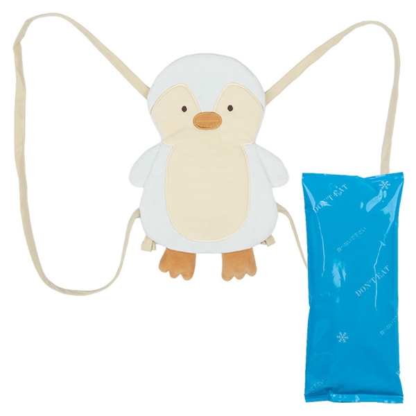 ひんやりリュック　ペンギン　サックス サックス