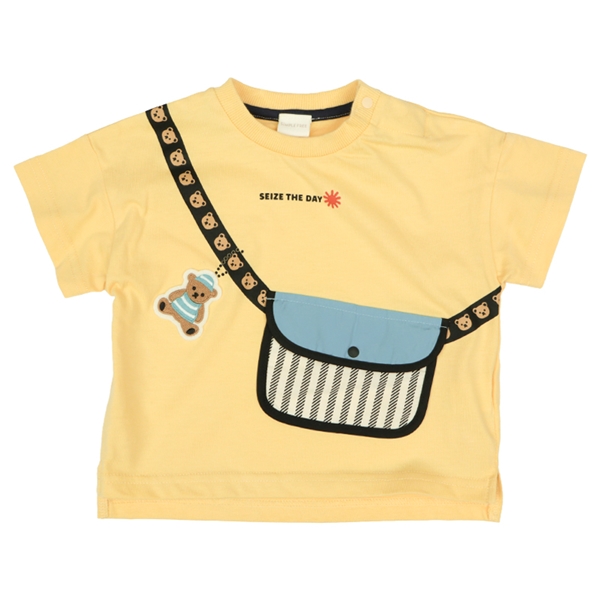 [ベビー]半袖Ｔシャツ トロンプ　イエロー イエロー 70cm