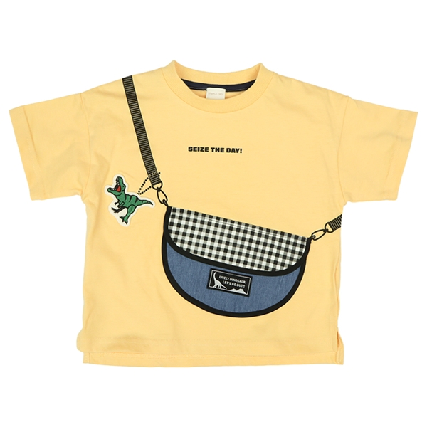 [キッズ]半袖Ｔシャツ トロンプ　イエロー イエロー 100cm