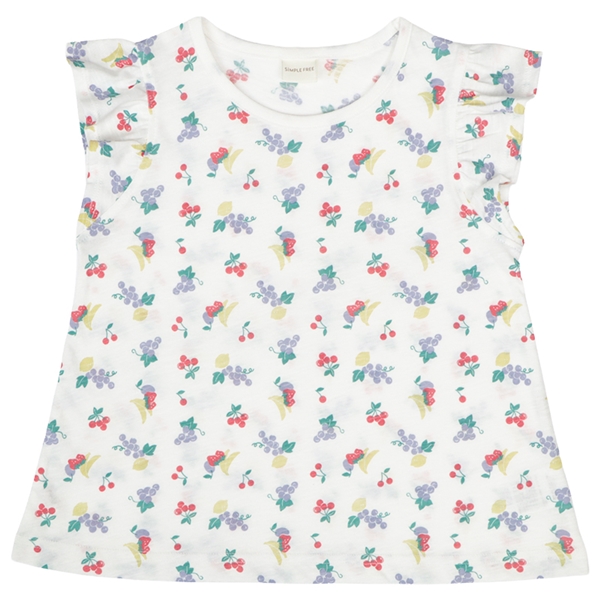 [キッズ]半袖　Ｔシャツ　総柄　パープル パープル 100cm