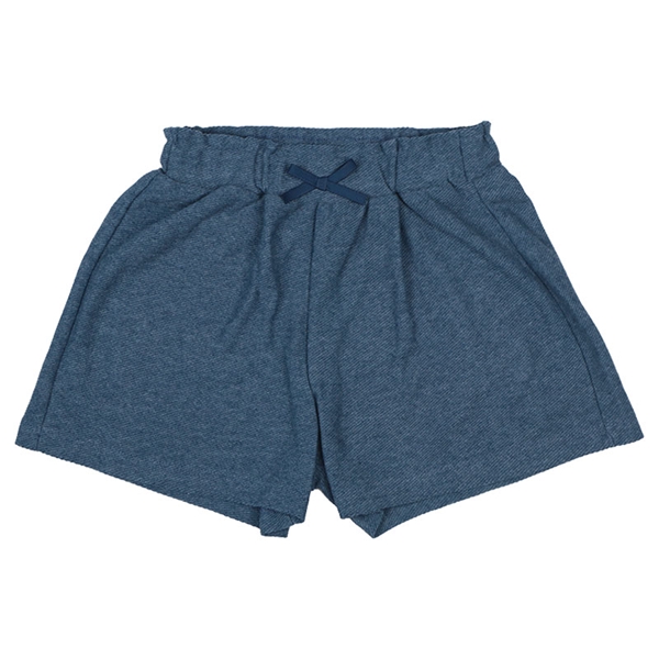 [ベビー]ショートパンツ　ニットツイル　ネイビー ネイビー 80cm