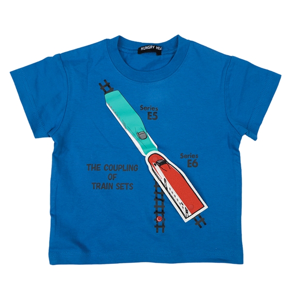【SALE】[キッズ]コマチハヤブサ連結Ｔシャツ　ブルー ブルー 110cm