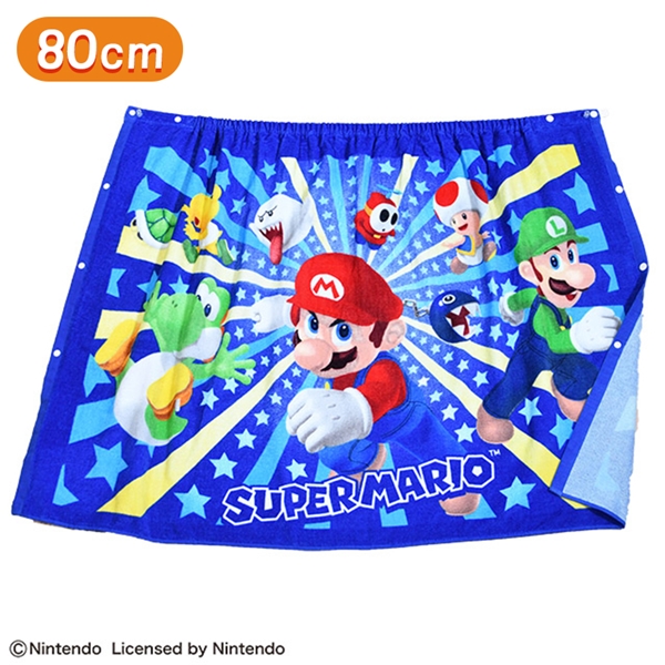 巻きタオル マリオスターチェイス 80cm丈 80cm丈