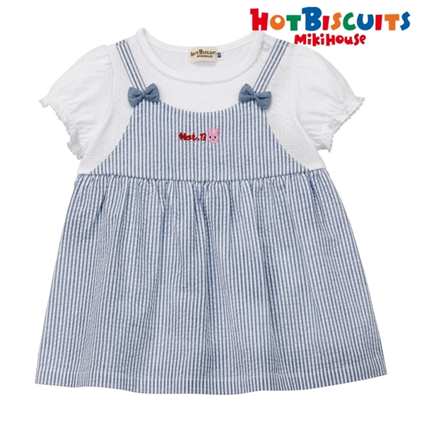【SALE】[ベビー] Ｔシャツ ブルー[ミキハウス　ホットビスケッツ] ブルー 80cm