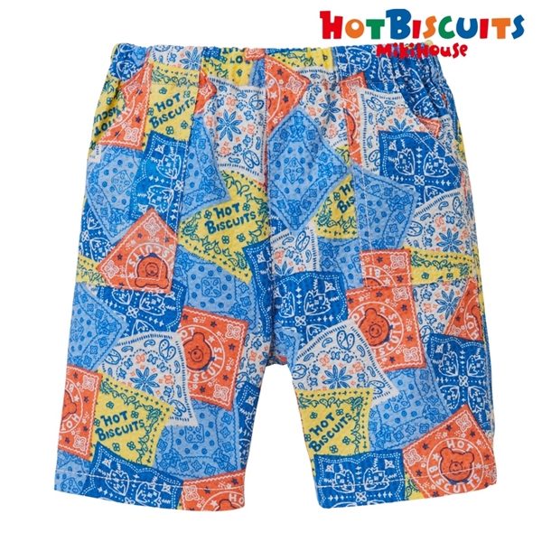【SALE】[キッズ] ハーフパンツ マルチカラー[ミキハウス　ホットビスケッツ] マルチカラー 110cm