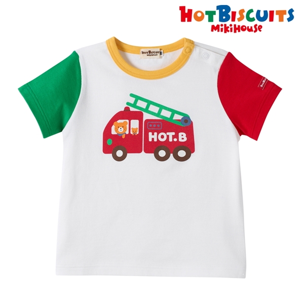 【SALE】[ベビー] Ｔシャツ マルチカラー[ミキハウス　ホットビスケッツ] マルチカラー 80cm