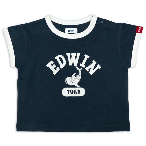 【SALE】[ベビー]エドウインTシャツ　ネイビー ネイビー 80cm